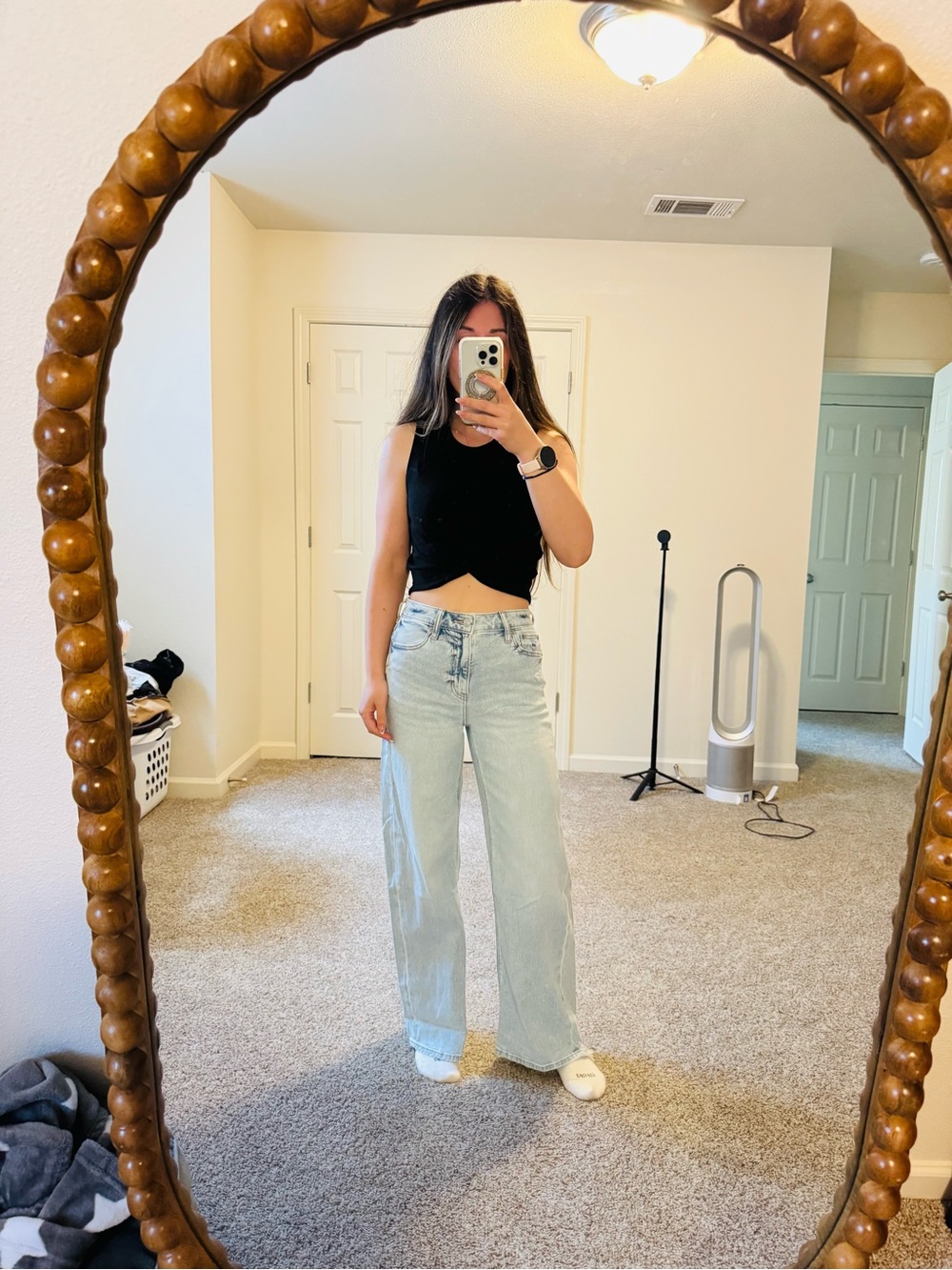 Noisy May Black Twist Front Crop Top NWT Size M